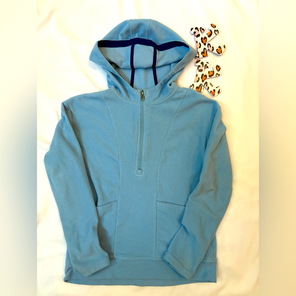 Kid’s Light Blue Half-Zip Pullover
